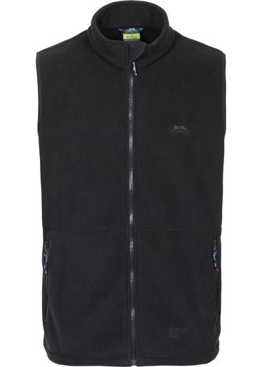 Trespass Black Othos II Full Zip Fleece Gilet