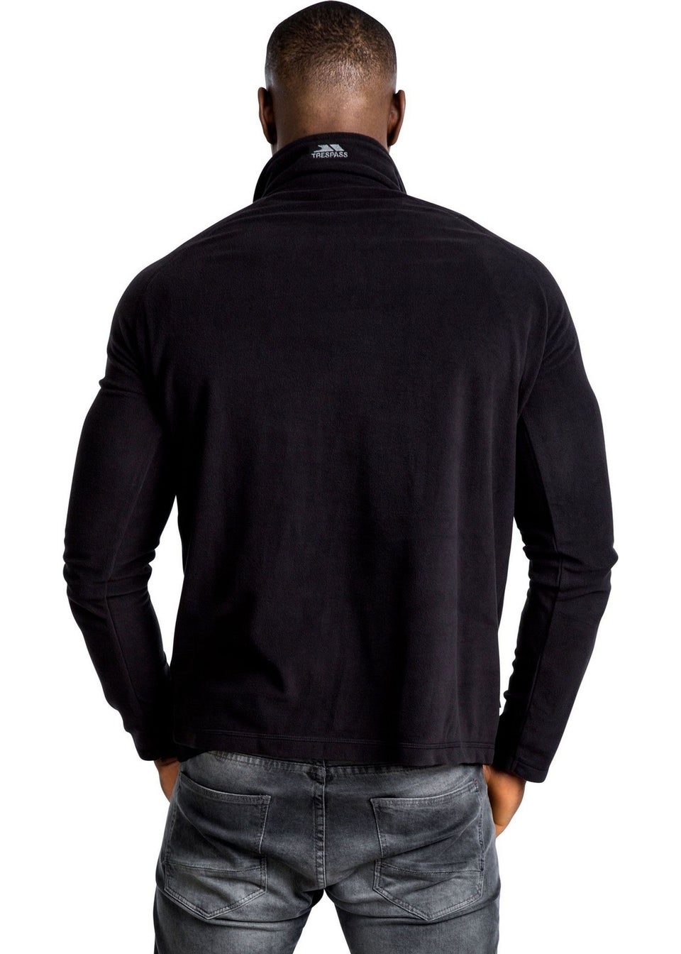 Trespass Black Blackford Microfleece