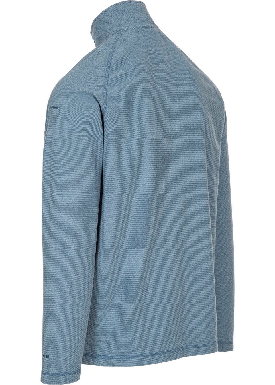 Trespass Black Keynote Anti Pilling 1/4 Zip Fleece Top