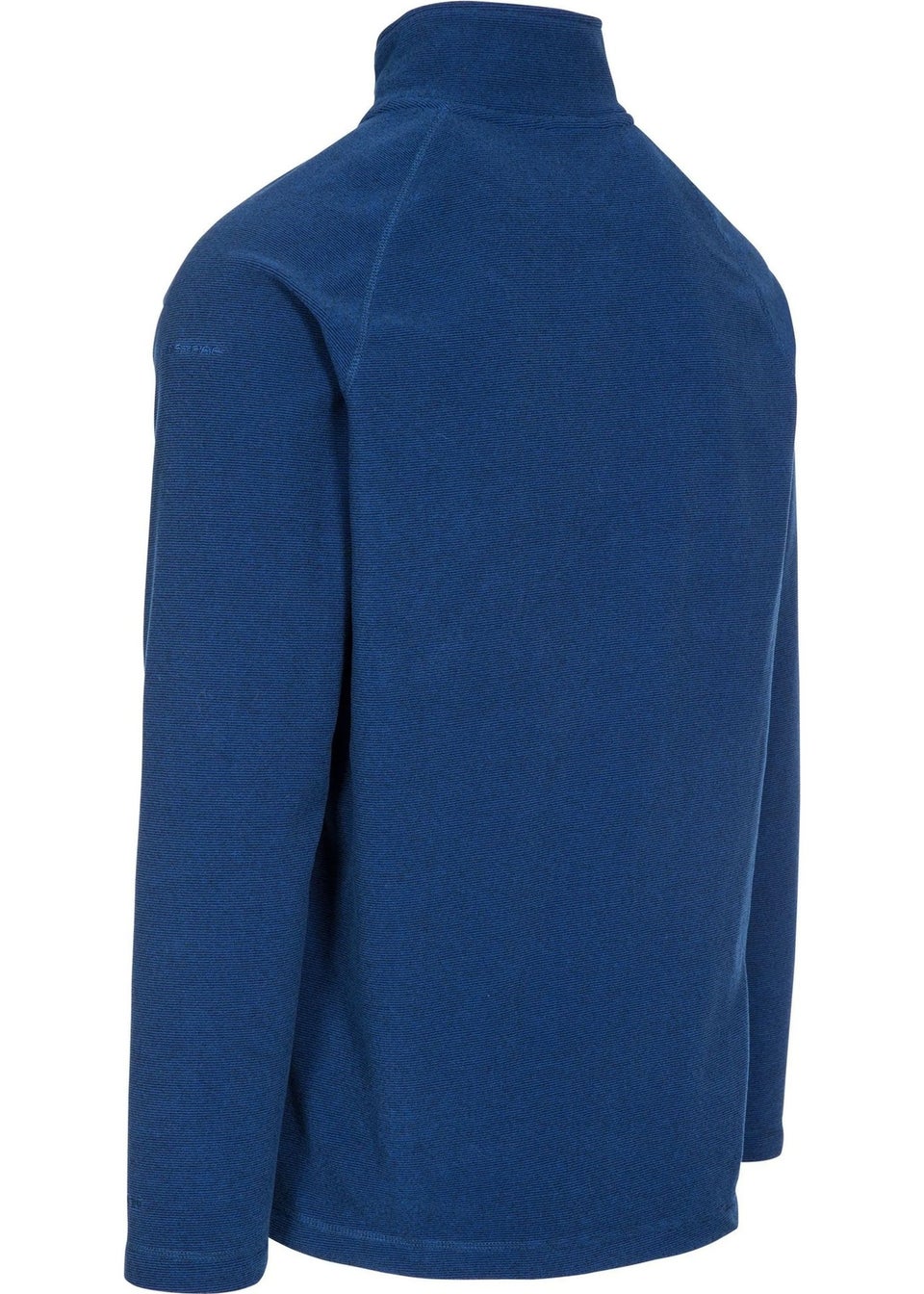 Trespass Grey Green Keynote Anti Pilling 1/4 Zip Fleece Top