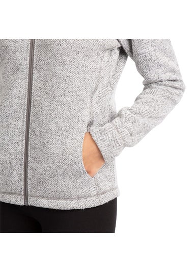 Trespass Dark Grey Reserve Hooded Fleece