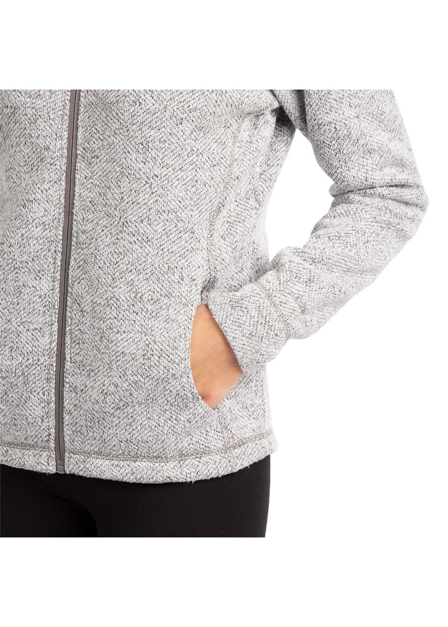 Trespass Dark Grey Reserve Hooded Fleece