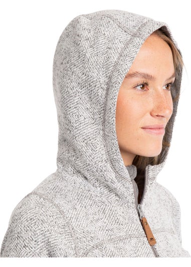 Trespass Dark Grey Reserve Hooded Fleece