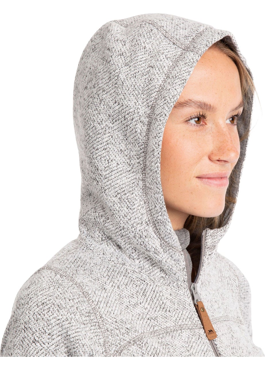 Trespass Dark Grey Reserve Hooded Fleece