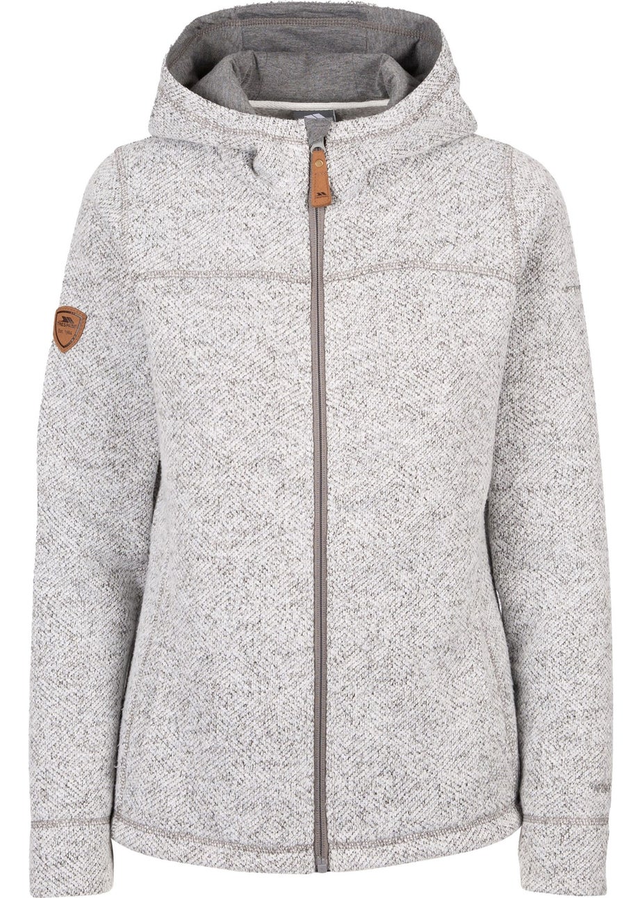 Trespass Dark Grey Reserve Hooded Fleece