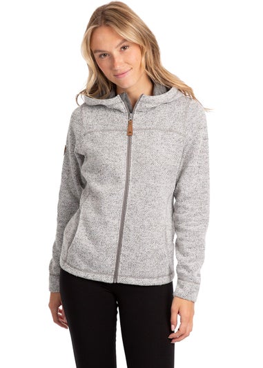 Trespass Dark Grey Reserve Hooded Fleece