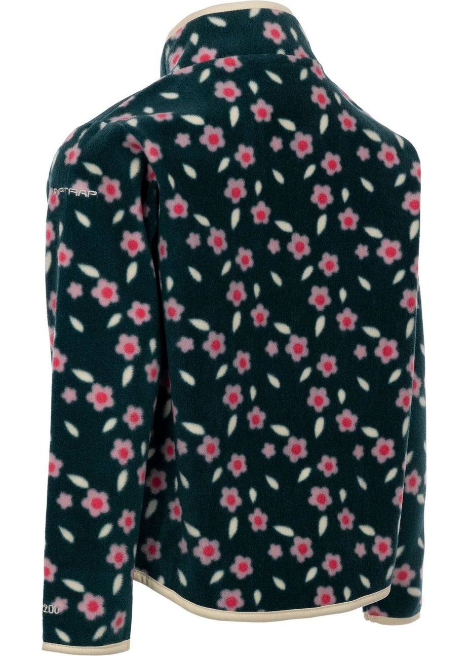Trespass Girls Green Sibyilla Fleece Jacket (2-12yrs)
