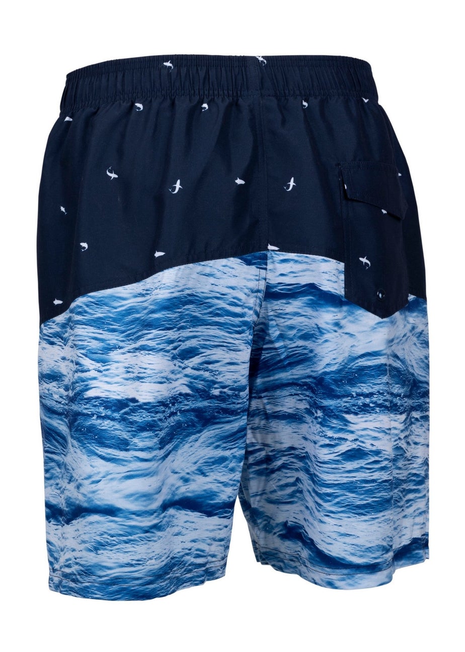 Trespass Navy Orman Swim Shorts