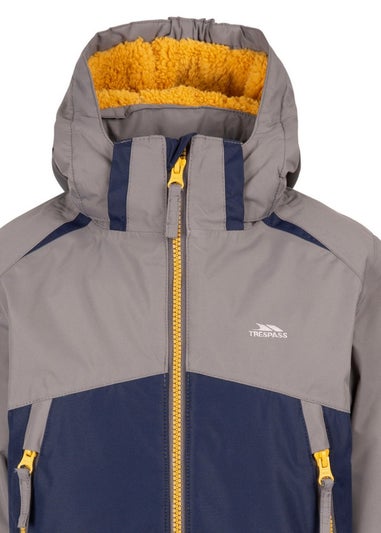 Trespass Kids Navy Discover Contrast Zip Jacket (2-12yrs)