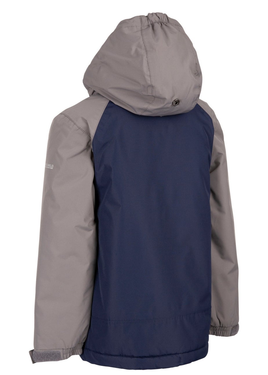 Trespass Kids Navy Discover Contrast Zip Jacket (2-12yrs)