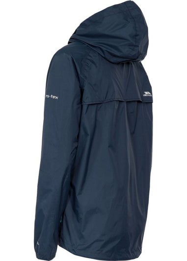 Trespass Navy Qikpac Packaway Waterproof Jacket