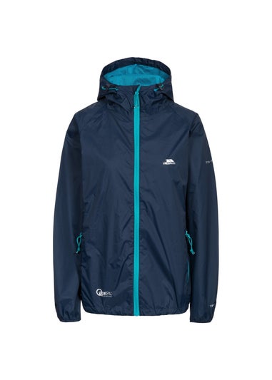 Trespass Navy Qikpac Packaway Waterproof Jacket