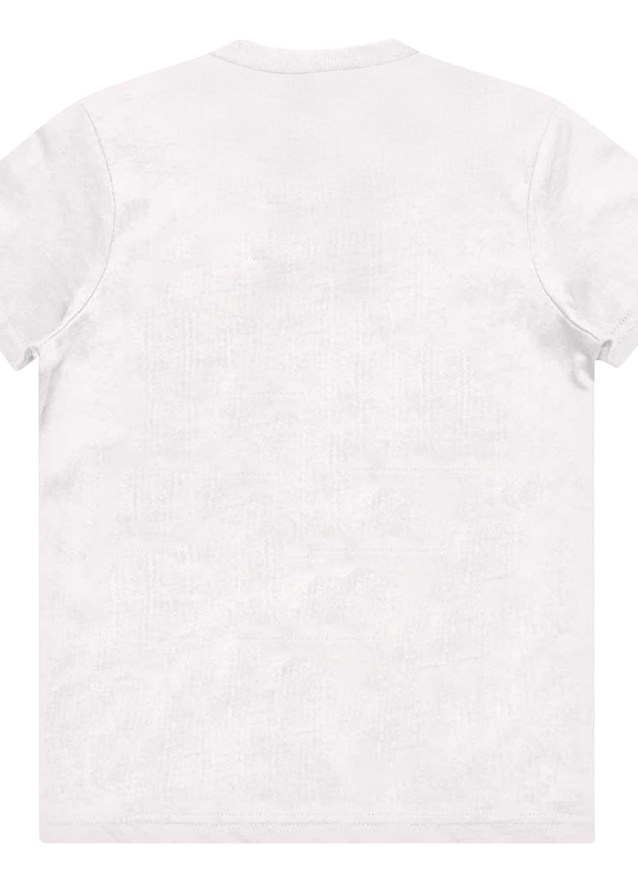Disney White Kids Big Grin Cotton T-Shirt (3-12yrs)