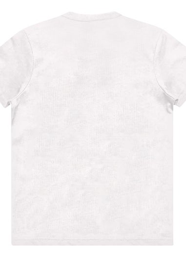 Disney White Kids Big Grin Cotton T-Shirt (3-12yrs)