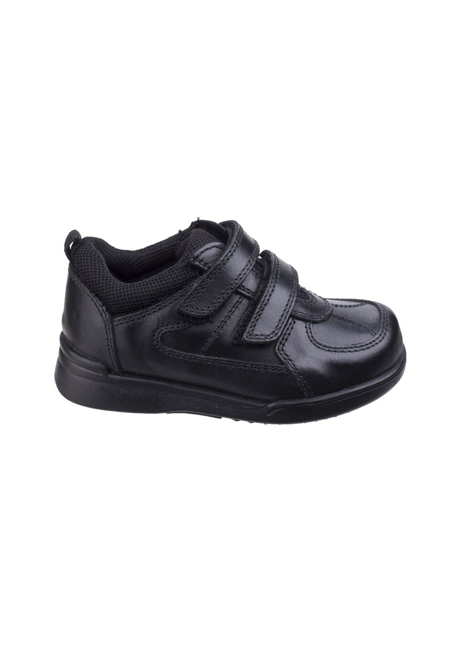 Hush Puppies Boys Black Liam Infant School Shoes (Younger 4 - 13)