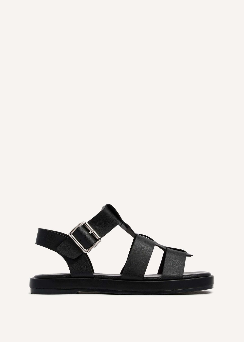 Linzi Camden Black Gladiator Sandals
