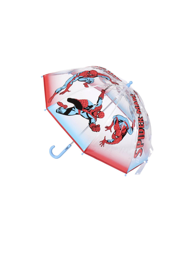 Spiderman Red All Weather Set With Backpack Along With An Umbrella