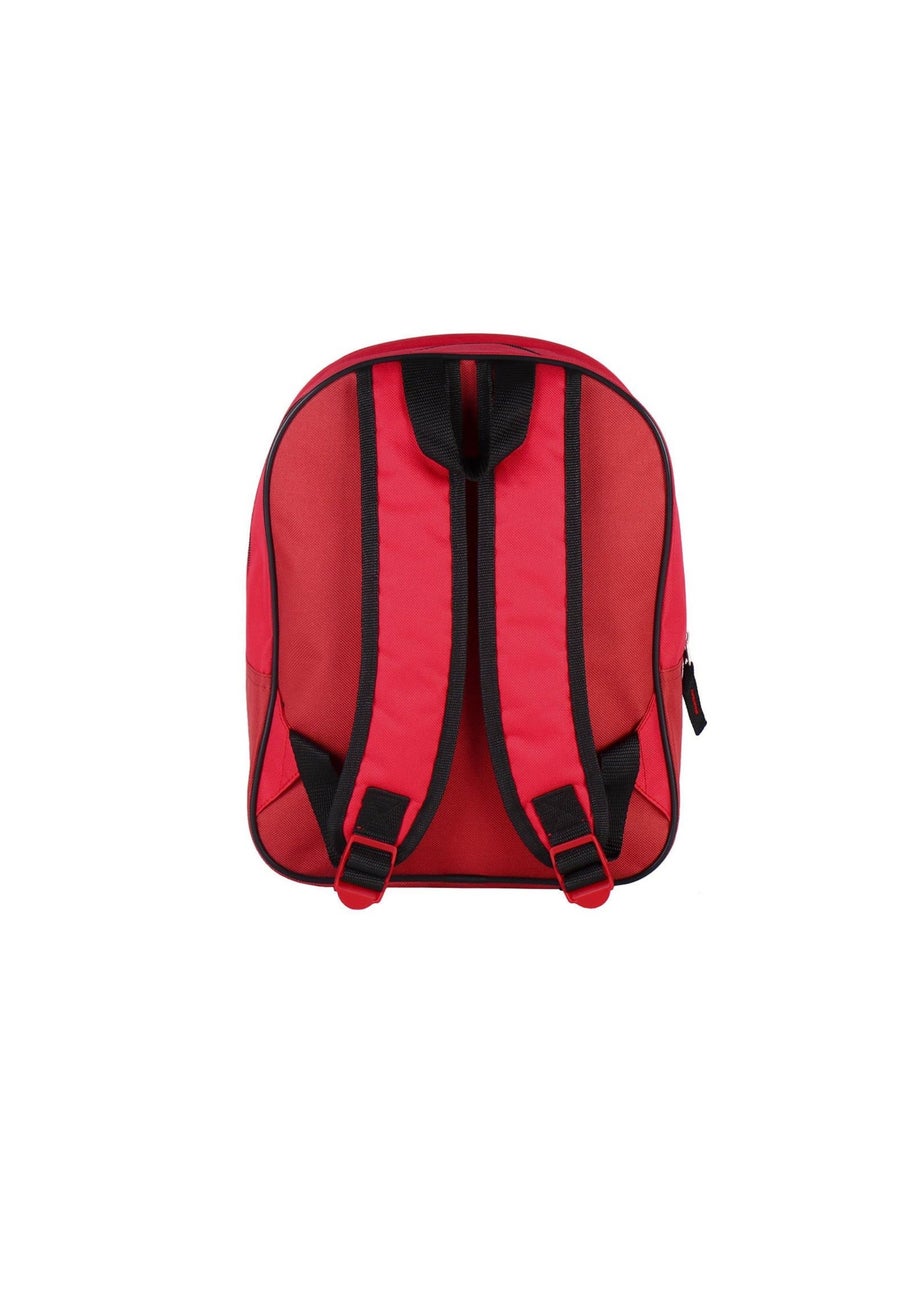 Red Spiderman Backpack Along With A Pencil Case