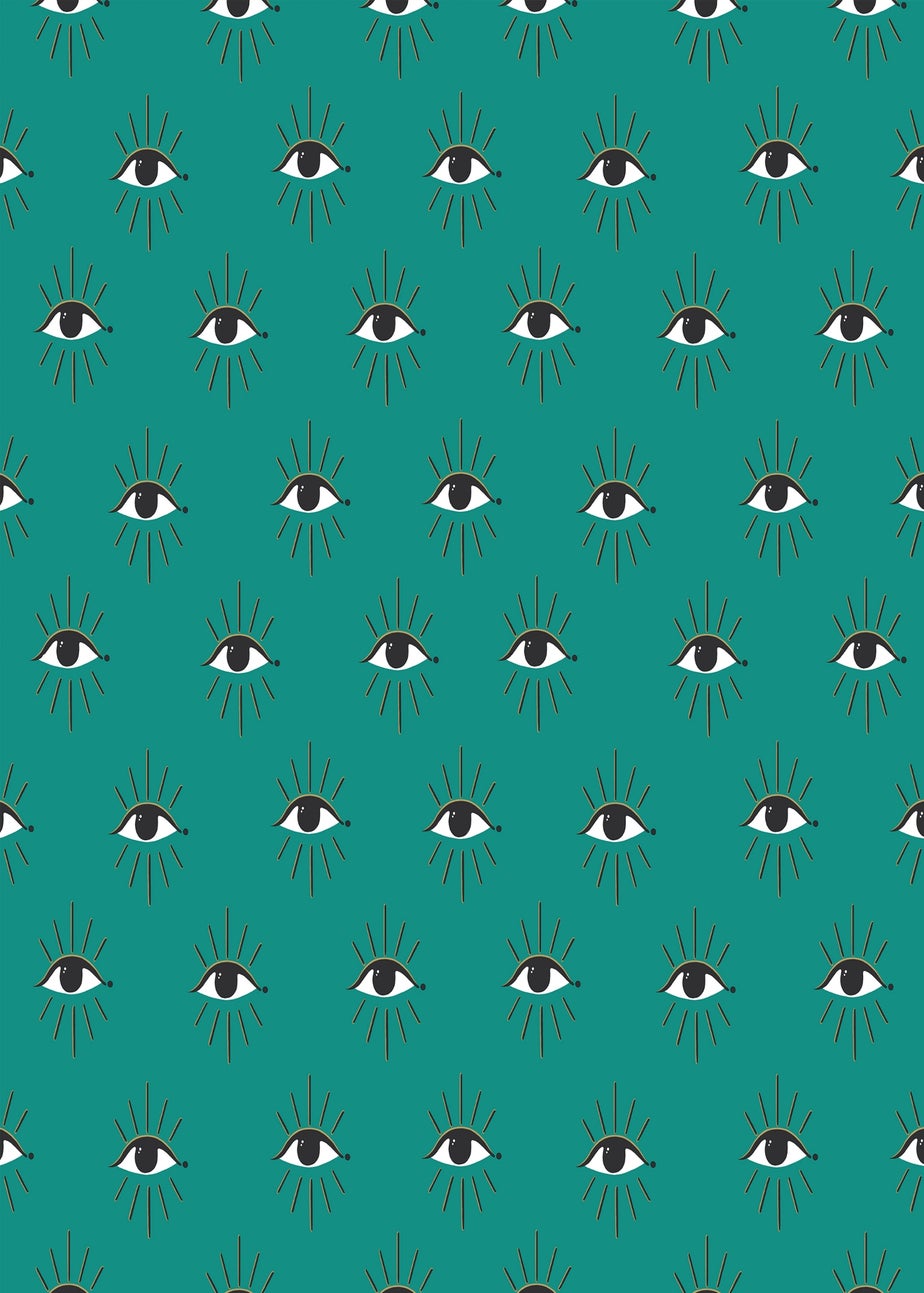 furn. Theia Abstract Eye Wallpaper (53 x 1050cm)