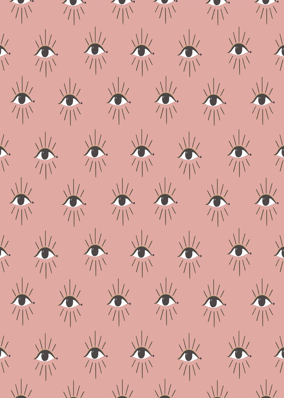 furn. Theia Abstract Eye Wallpaper (53 x 1050cm)