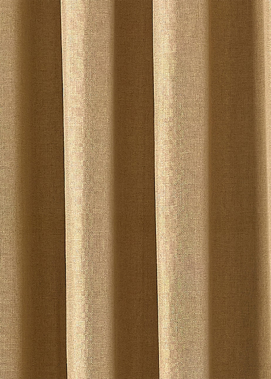 Paoletti Atlantic Twill Woven Eyelet Curtains