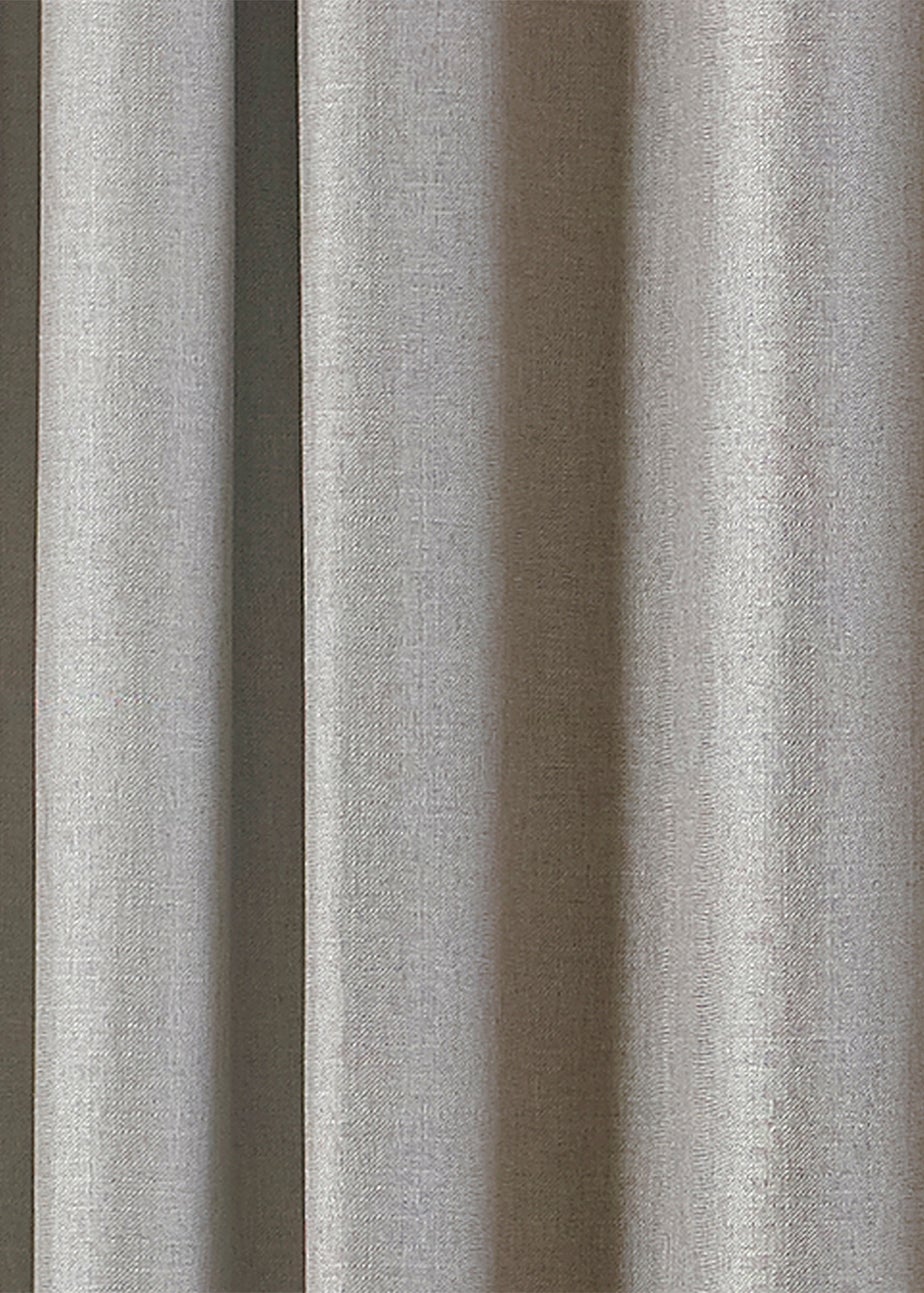 Paoletti Atlantic Twill Woven Eyelet Curtains