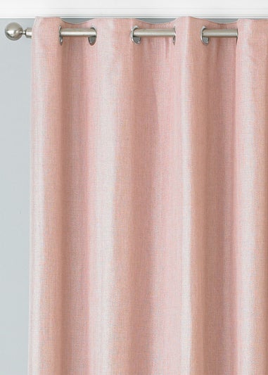 Paoletti Atlantic Twill Woven Eyelet Curtains