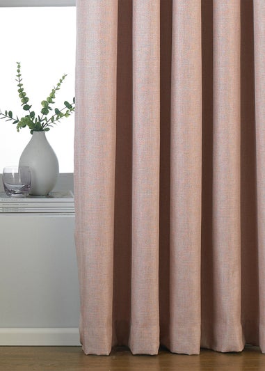 Paoletti Atlantic Twill Woven Eyelet Curtains