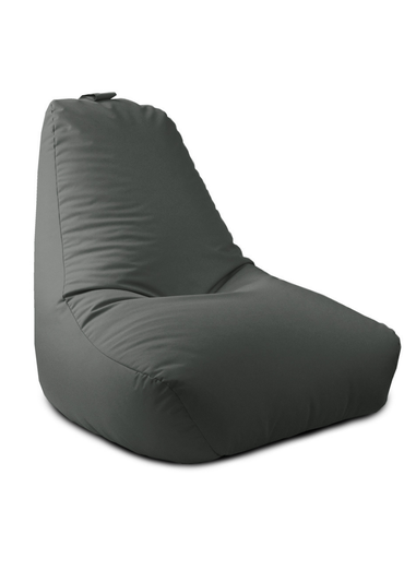 rucomfy Indoor/Outdoor Lounge Chair Grey Beanbag