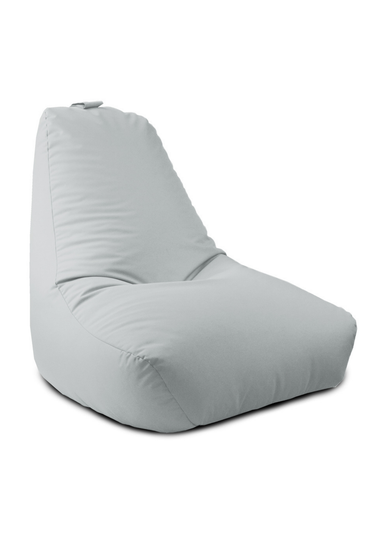 rucomfy Indoor/Outdoor Lounge Chair Platinum Grey Beanbag