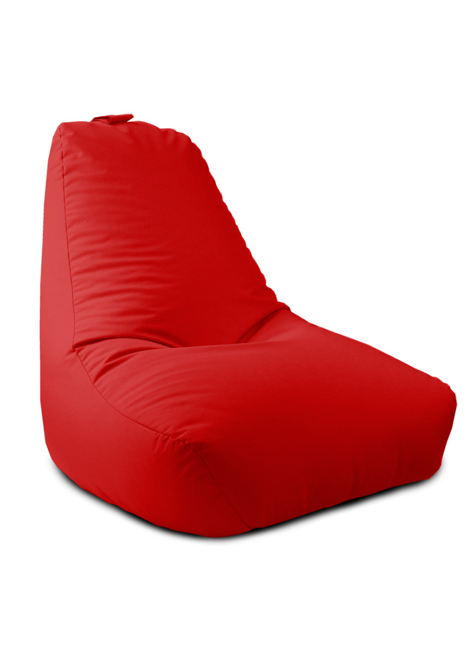 rucomfy Indoor/Outdoor Lounge Chair Red Beanbag