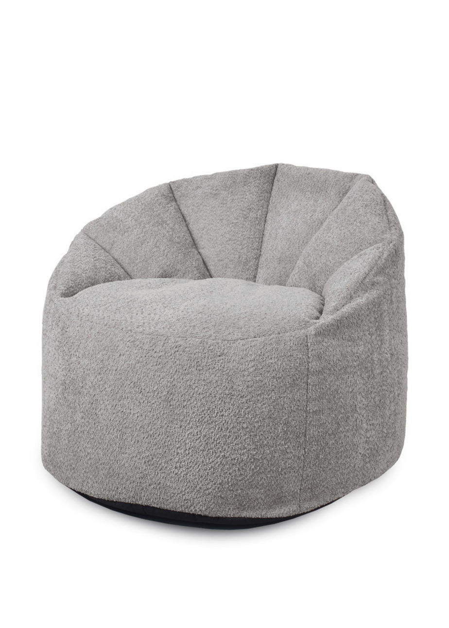 rucomfy Snug Cinema Chair Grey Beanbag