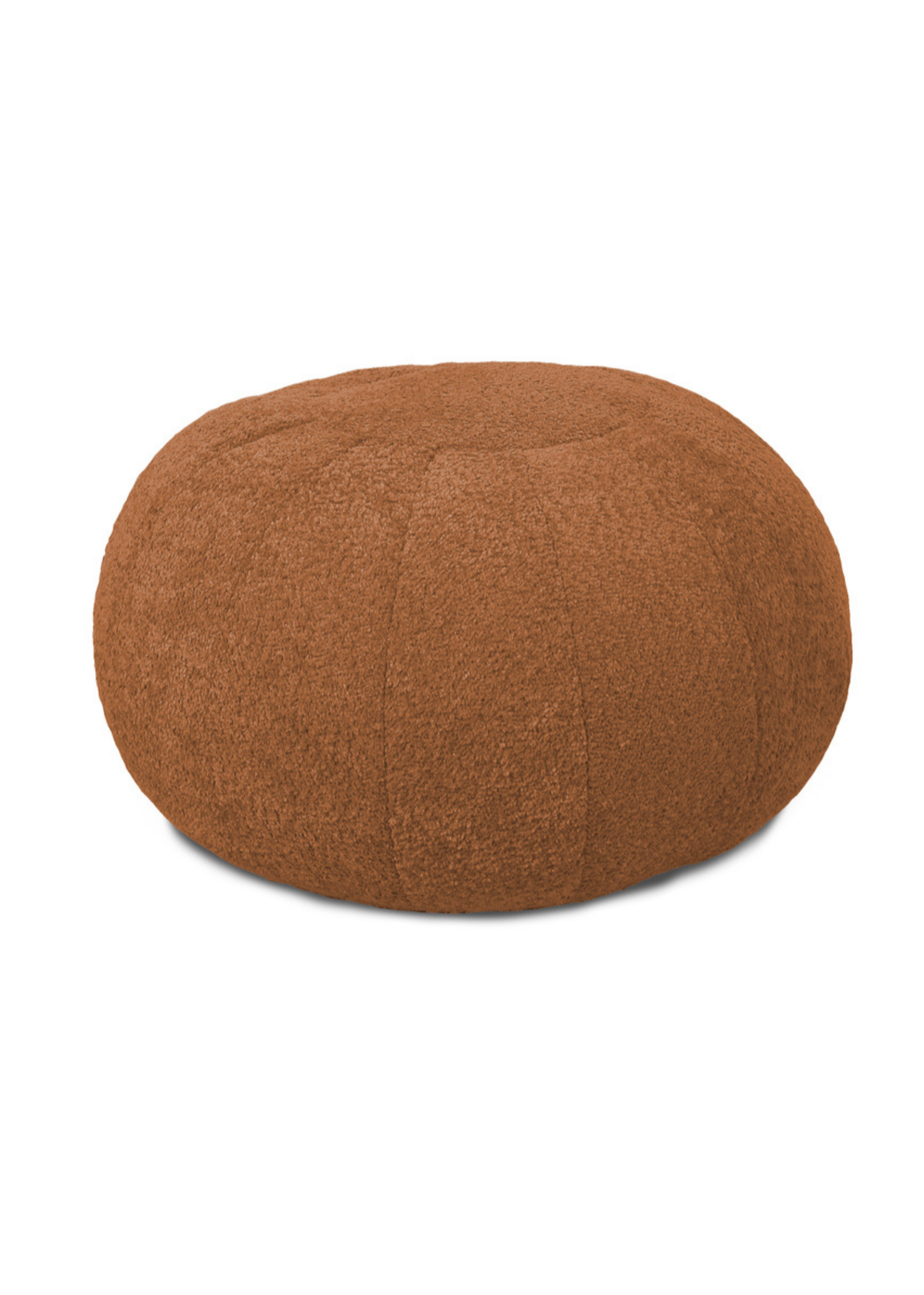 rucomfy Snug Pouffe Rust Beanbag
