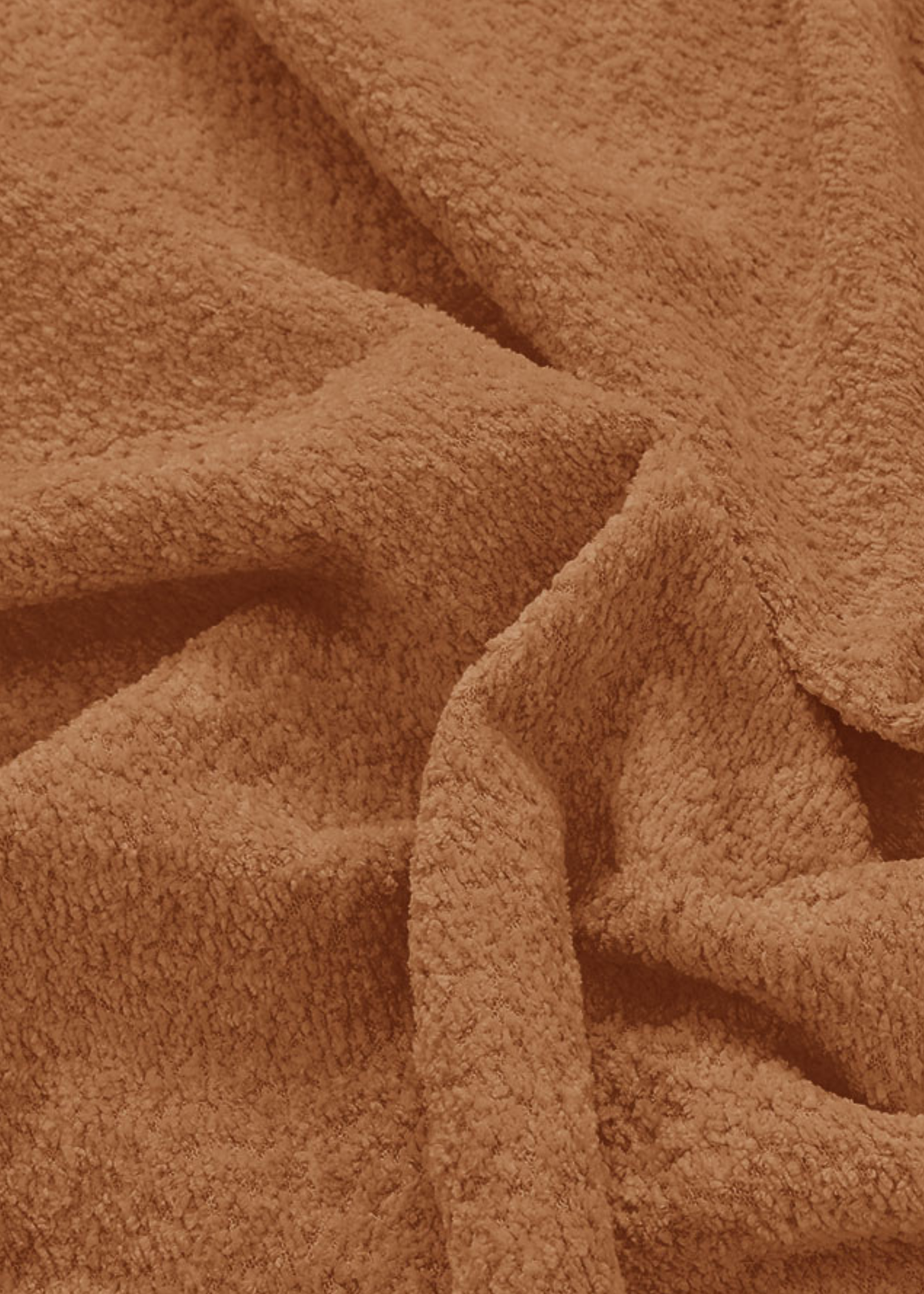 rucomfy Snug Pouffe Rust Beanbag