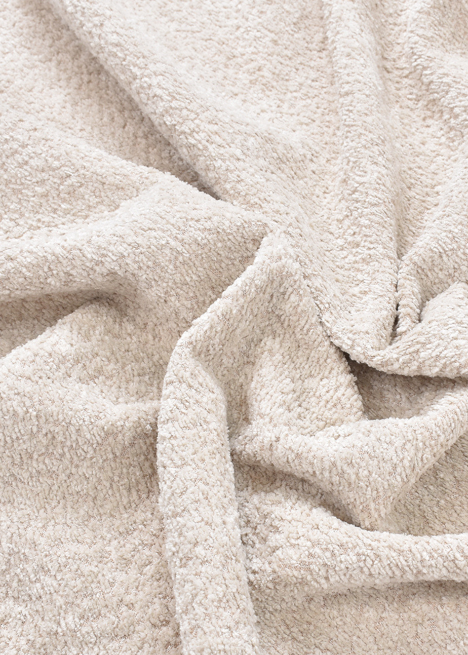 rucomfy Snug Drum Pouffe Natural Beanbag