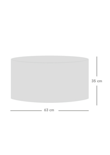 rucomfy Indoor/Outdoor Drum Pouffe Sea Breeze Beanbag