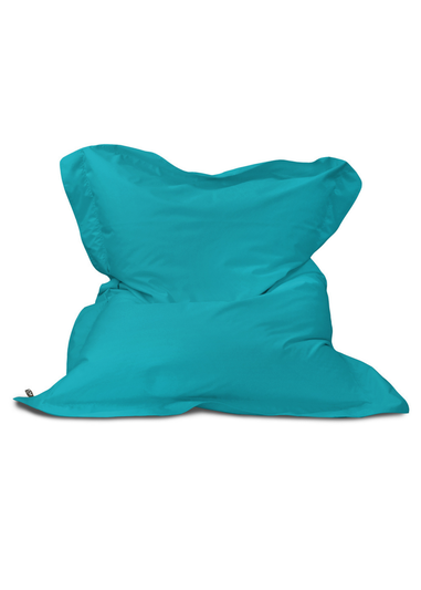rucomfy Indoor/Outdoor Giant Squashy Squarbie Turquoise Beanbag
