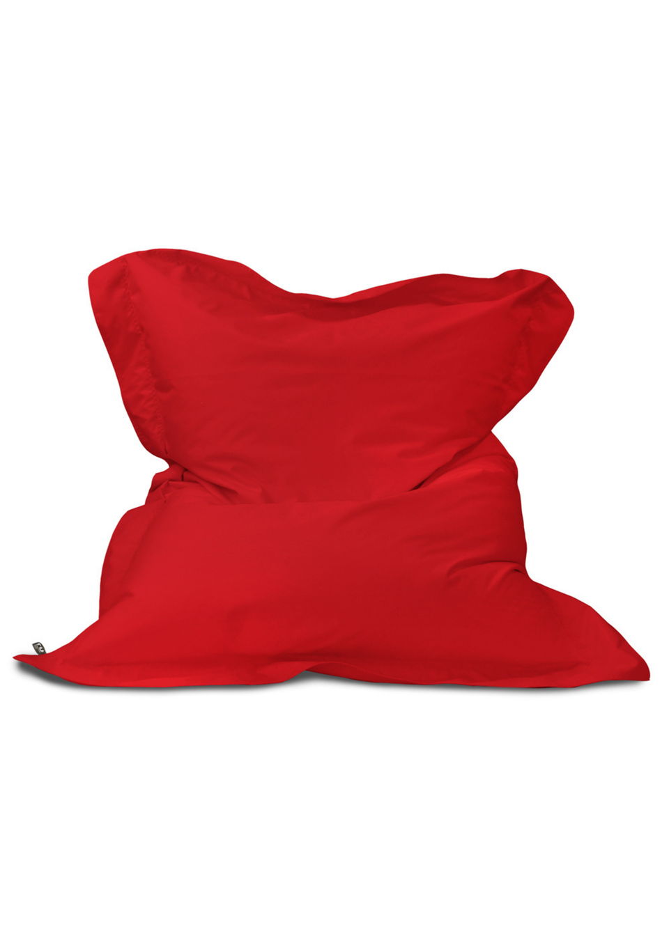 rucomfy Indoor/Outdoor Giant Squashy Squarbie Red Beanbag
