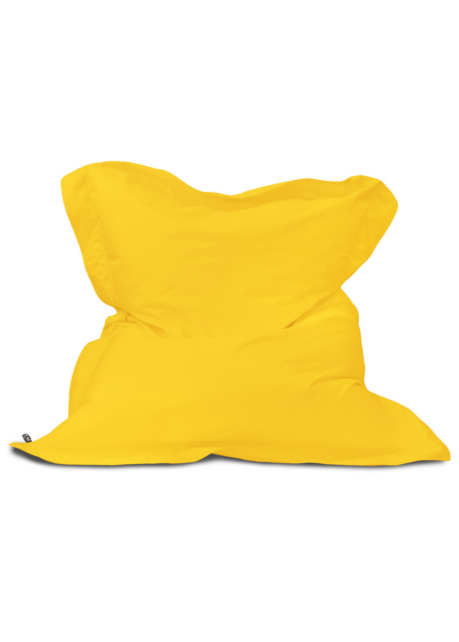 rucomfy Indoor/Outdoor Giant Squashy Squarbie Yellow Beanbag