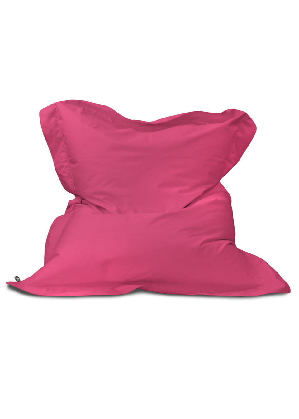 rucomfy Indoor/Outdoor Giant Squashy Squarbie Cerise Fuchsia Beanbag