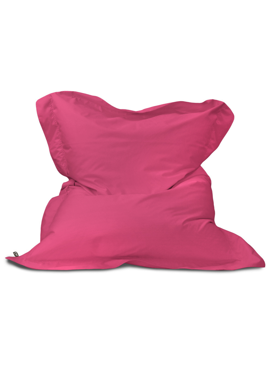 rucomfy Indoor/Outdoor Giant Squashy Squarbie Cerise Fuchsia Beanbag