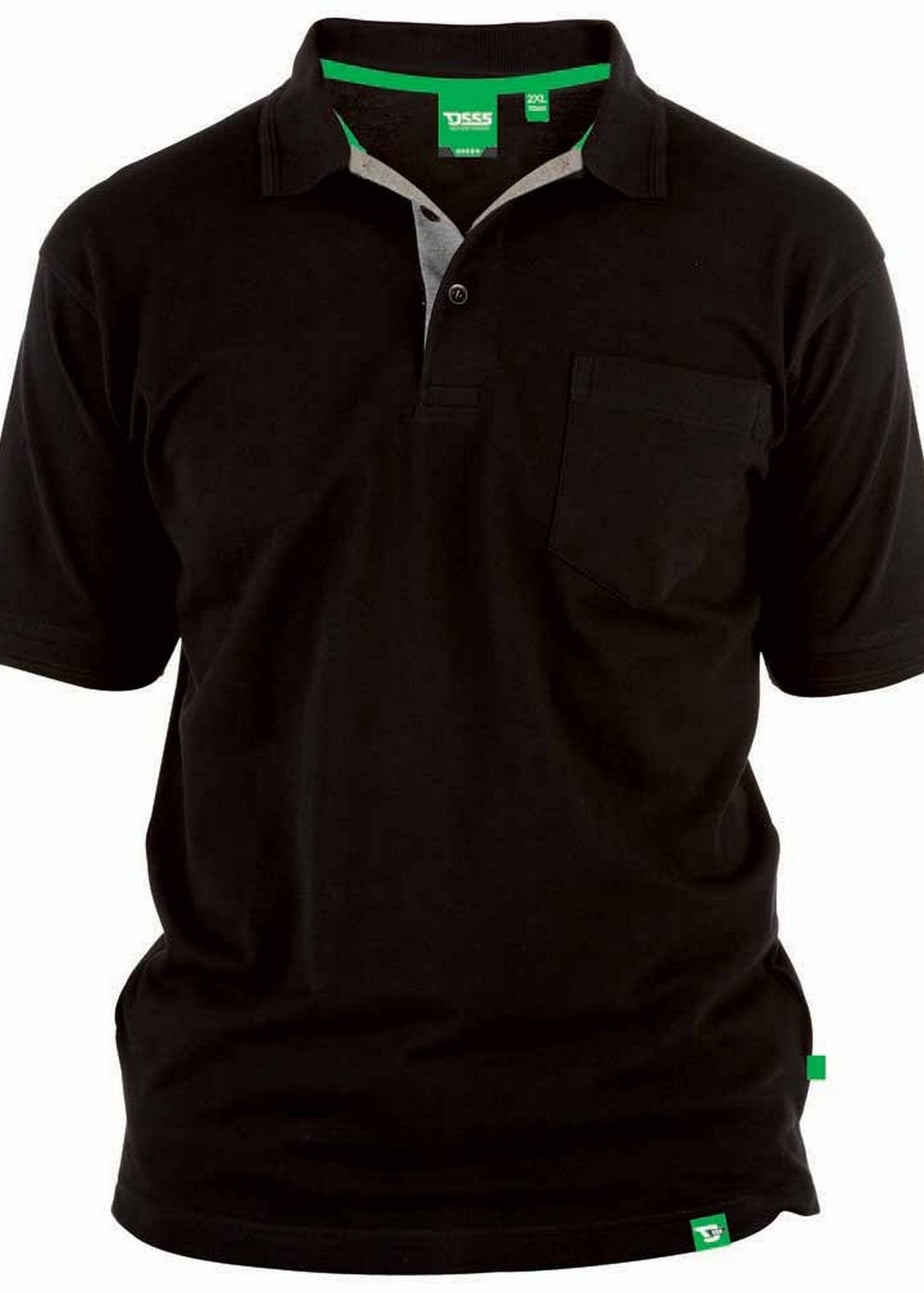 Duke Black Grant Polo Shirt