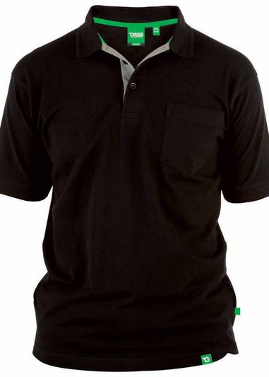 Duke Black Grant Polo Shirt