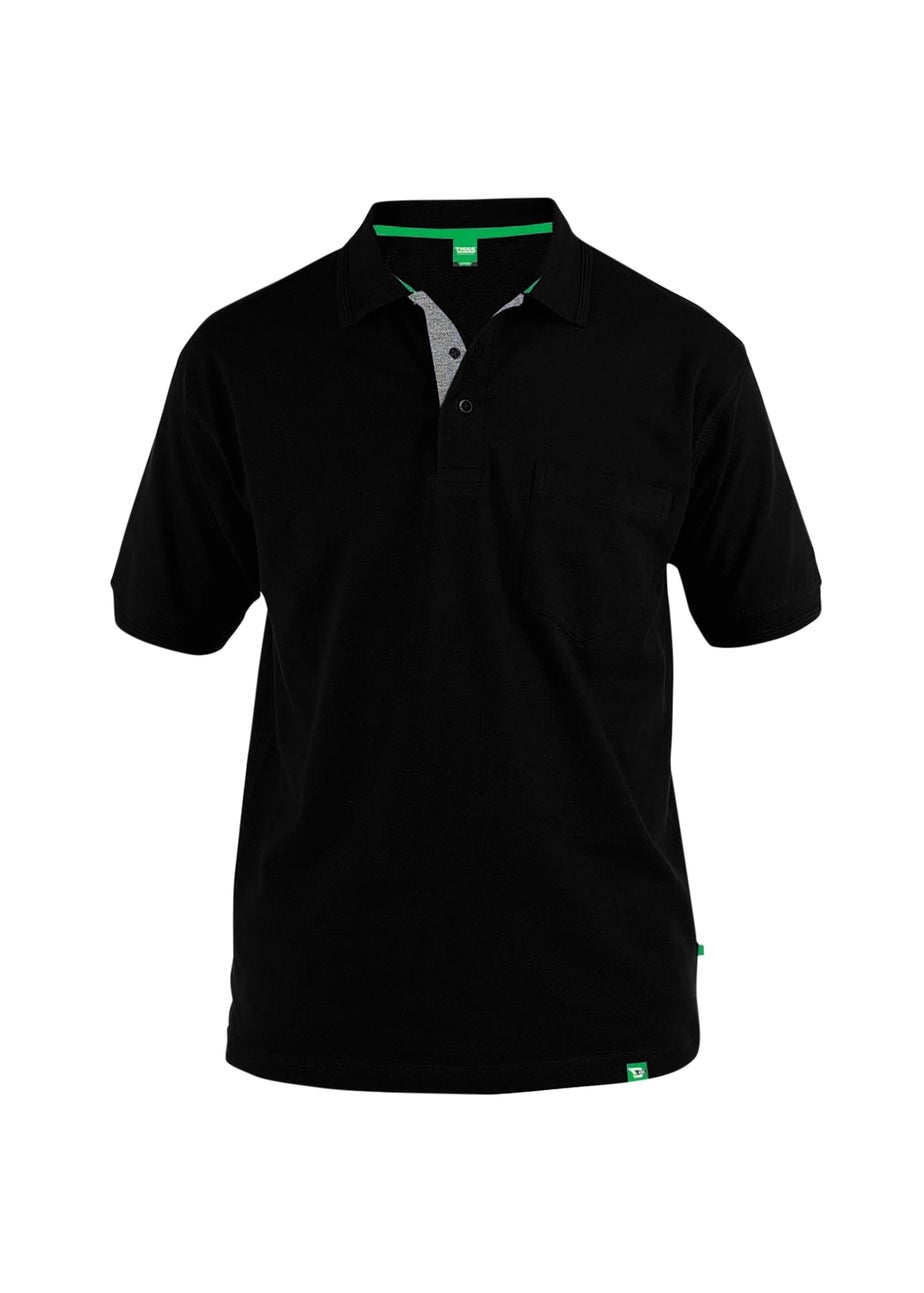 Duke Black Grant Polo Shirt