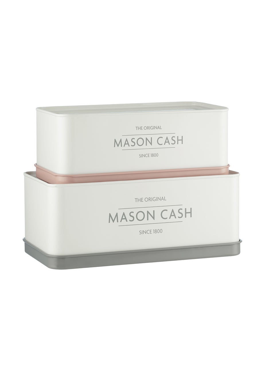 Mason Cash Innovative Kitchen Set of 2 Rectangular Tins