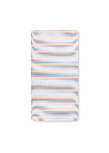 Ickle Bubba White Fitted Cot Bed Sheets Rainbow Dreams 2 Pack