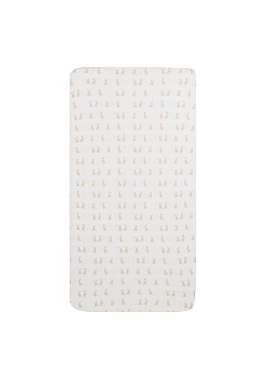 Ickle Bubba Cream Fitted Cot Bed Sheets 2 Pack