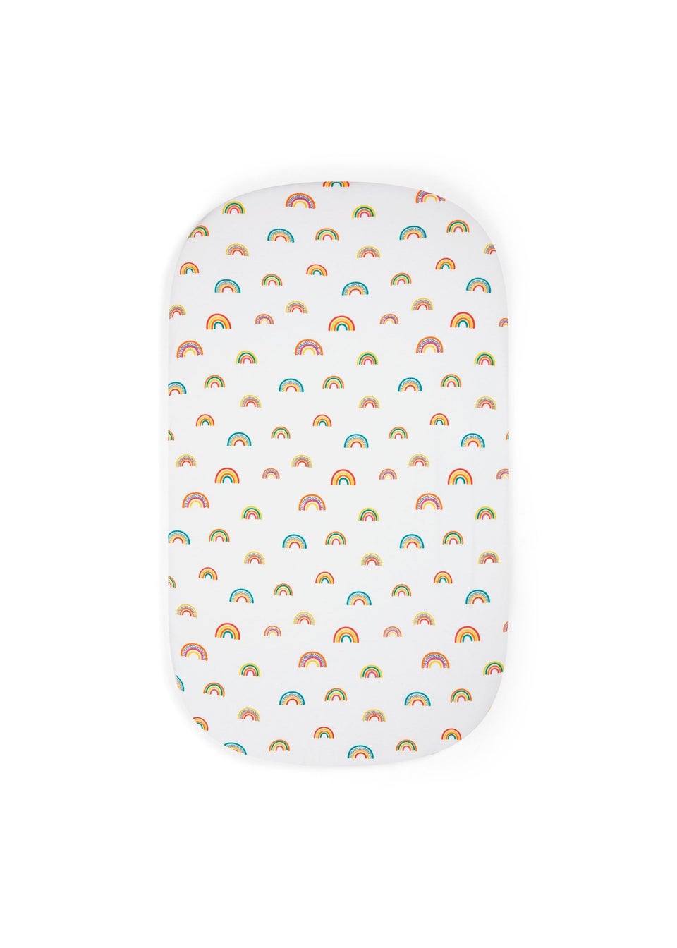 Ickle Bubba White Fitted Crib Rainbow Dreams Sheets 2 Pack