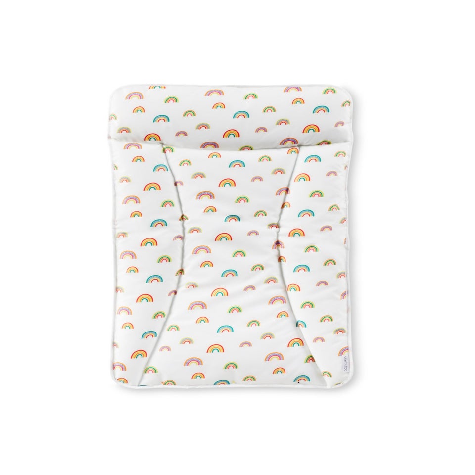 Ickle Bubba White Changing Mat Rainbow Dreams
