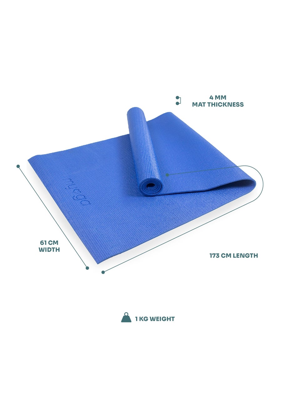 Myga Dark  Blue Yoga Mat